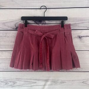 American Eagle Vintage Y2K Dusty Pink Pleated Mini Skirt
